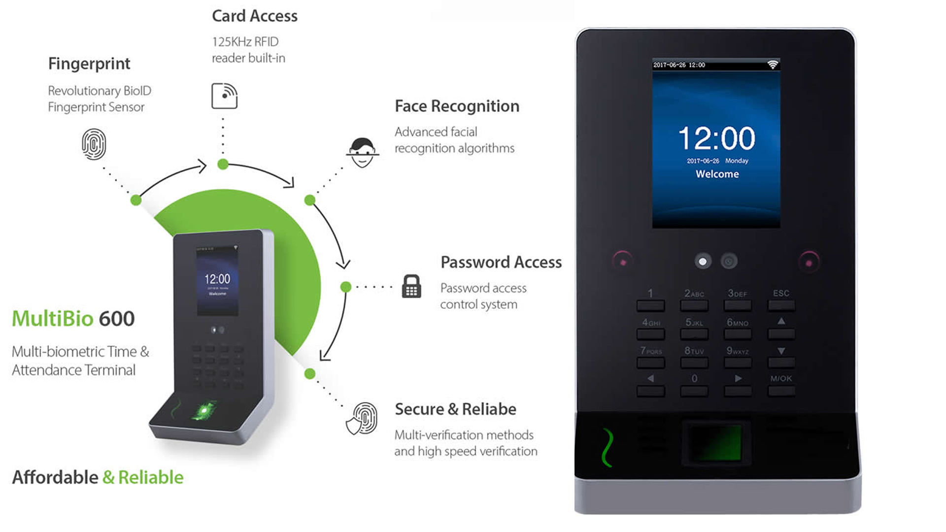 MULTI BIOMETRIC 600 - Biometric Facial Recognition